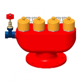 Four Way Horizontal type Collecting Head